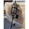 Image 1 : Vintage ornate carriage wall mount light. Wired and refinished.