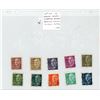 Image 1 : Lot of 10 Spanish Stamps depicting Dictator Francisco Franco. Denominations from 10 cents to 3 Peset