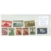 Image 1 : Lot of 9 Polish World War II Stamps including Overprint “Monte Casino.” Mint.
