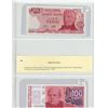 Image 1 : Lot of 2 Argentina notes. 1973 100 Pesos and 1985 100 Australes. P-297 & P-326. Both Unc.