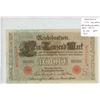 Image 1 : Germany. Empire. 1910 1000 Mark Reichsbanknote. Red Seal. P-44. VF+.