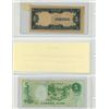 Image 2 : Philippines. Lot of 2 notes: 1942 Japanese Invasion Money 1 Peso M-106a VF and ND 5 Piso P-148 VF.