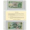 Image 1 : Scotland. Lot of 2 Chartered Bank Notes. 1985 1 Pound Royal Bank of Scotland P-341b F and 1986 Bank 