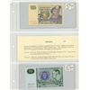 Image 1 : Sweden. Lot of 2 notes. 1977 5 Kronor P-51d VF+ and 1981 10 Kronor P-52d EF.