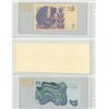 Image 2 : Sweden. Lot of 2 notes. 1977 5 Kronor P-51d VF+ and 1981 10 Kronor P-52d EF.