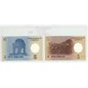 Image 2 : Tajikistan. National Bank of Tajikistan. 1999 1 Dram and 5 Dram. P-10, P-11. Early notes from this n