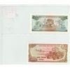 Image 2 : Lot of 2 Vietnam notes. 1991 100 Dong & 1987 200 Dong. Ho Chi Minh. P-105, P-100. Unc.