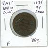 Image 1 : East India Company 1835 ¼ Anna. F.