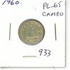 Image 1 : 1960 Silver 10 Cents. Proof Like-65 Cameo.