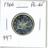 Image 1 : 1966 Silver 25 Cents. Proof Like-65.