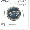 Image 1 : 1967 Silver 25 Cents. Proof Like-65 Cameo.