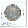 Image 2 : 1937 George VI Silver 50 cents. First year of issue for King George VI. VF-30.