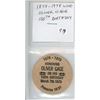 Wooden Nickel. 1878-1978 100th Birthday Wood of Oliver Gage of Ottawa.