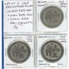 995  Lot of 3 1968 Regina Trade Dollars. Large Date Magnetic Small Date Magnetic Small Date NonMagneti