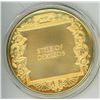 Image 2 : Mourning Athena. From the Ancient Greece Medals Series. A beautiful gold-plated bronze medal measuri