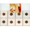 Image 2 : Lot of 8 Canadian Cent Errors and Varities 1946 – 1979. Includes Die Cracks, Hanging 3, Harp, Short 