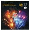 Image 1 : 1867-2017 Colourized Canadian Flag $5 .9999 pure silver. In unopened folder.