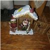 Image 2 : Resin Penguin 14 inch, resiin Santa Outhouse Wooden Hand painted Reindeer 14 inch
