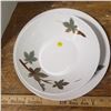 Image 1 : Platter and bowl set - autumn leaves