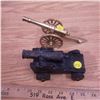 Image 1 : 2 small canons Brass and wood/metal