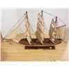 Image 1 : vintge Model ship Fragata Espanola 1780 26"Wx18"H