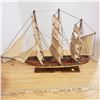 Image 2 : vintge Model ship Fragata Espanola 1780 26"Wx18"H