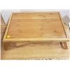 Image 1 : Bamboo lap table folding legs