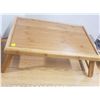 Image 2 : Bamboo lap table folding legs
