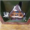 Image 4 : 2 light up Christmas house porcelain