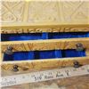 Image 3 : 8.5" two drawer carved wooden jewlery/watch Box