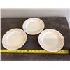 Image 1 : Lot of 3 7" Oxford plates, 8830-1, made in Brazil