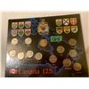 Image 1 : COMPLETE SET CANADA 125 LOONIE AND QUARTERS