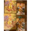 Image 1 : COLLECTOR LOT OF 4 RONALD MCDONALD POST CARDS SIGNED