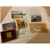 Image 1 : LOT OF 4 VINTAGE POSTCARDS, MARRIAGE PLAGUE, AND MEATH PARK ADVERTISING CALENDAR 1982