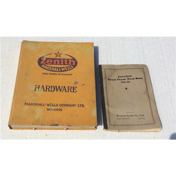 1927 Marshall Wells Hardware Catalogue and 1927 Marshall Wells Radio Catalogue with price list 1931-