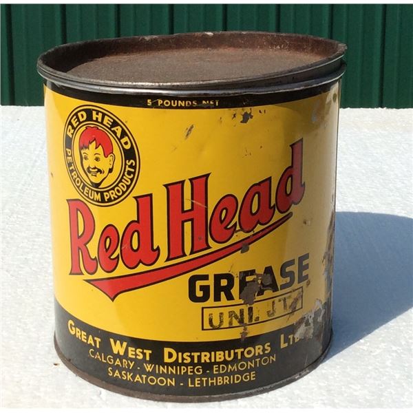 Redhead 5 lb Grease Tin