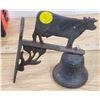 Image 1 : Antique Cow Dinner Bell