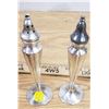Image 1 : Tall Silverplate Salt&Pepper