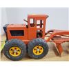Image 2 : large vintage Orange Tonka Grader - articulates, rare