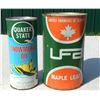 Image 1 : Full UFA Tin. Full Quaker State Snowmobile Oil