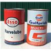 Image 1 : ESSO and Gulf Imperial Quarts