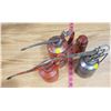 Image 1 : four vintage oilers oil cans long needle nose pumper oiler Red Wesco