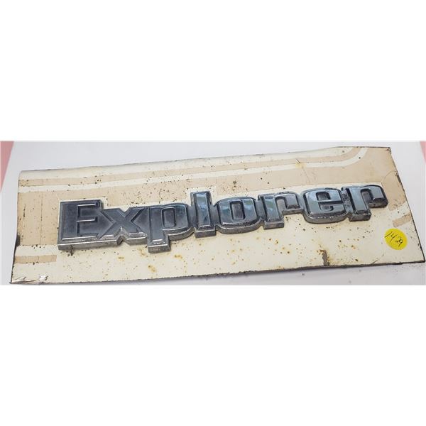 Explorer side decal original parts