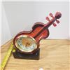 Image 1 : Violin or fiddle shaped Clock (battery) Decorative