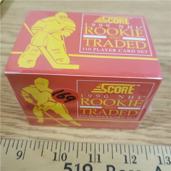 NIB sealed NHL hockey 1990 Rookie traded Card Set (110)