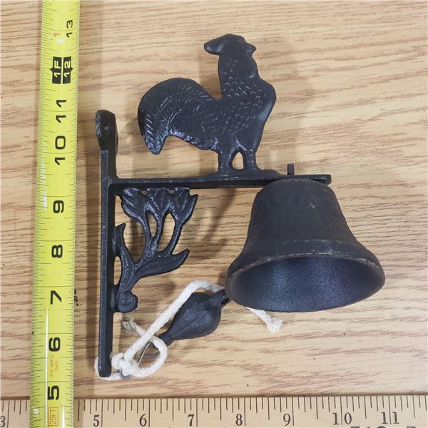 Cast Iron Rooster Bell
