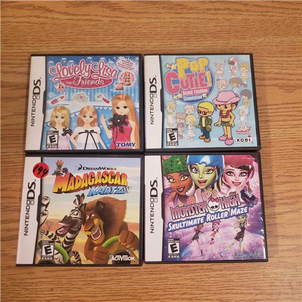 4x Nintendo DS Games