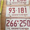 Image 3 : 3x 1975 SaskatchewanLicense Plates