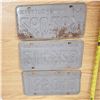 Image 3 : 3x 1971 SaskatchewanLicense Plates