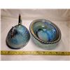 Image 4 : Indiana Glass Blue Carnival Glass Hen on Nest